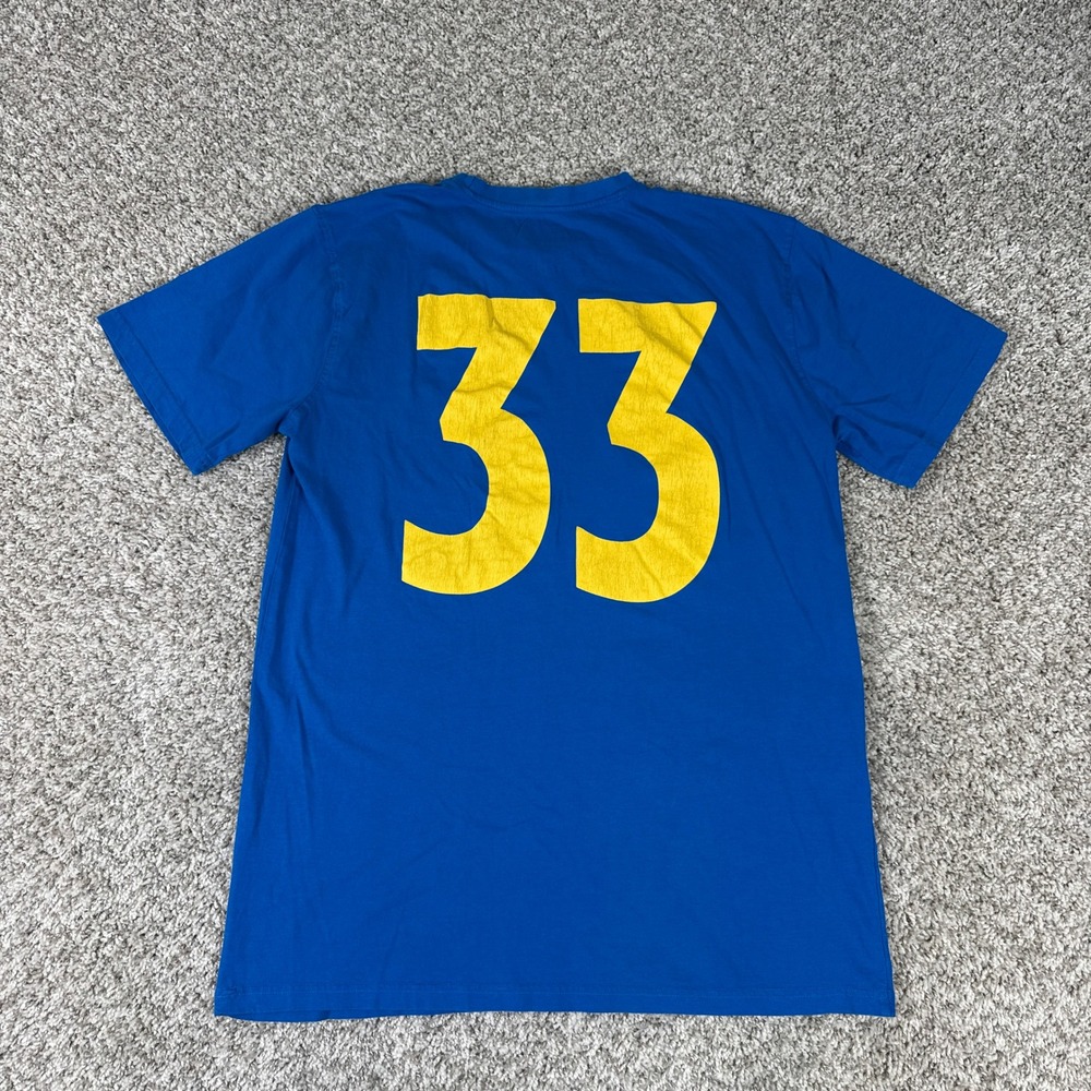 Fallout Vault‎ 33 Graphic T Shirt Mens Large Blue Yellow Gaming Tee 2024 Amazon